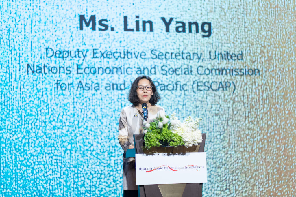 Deputy Executive Secretary Lin Yang of ESCAP offered thoughts on the importance of innovation to address aging populations