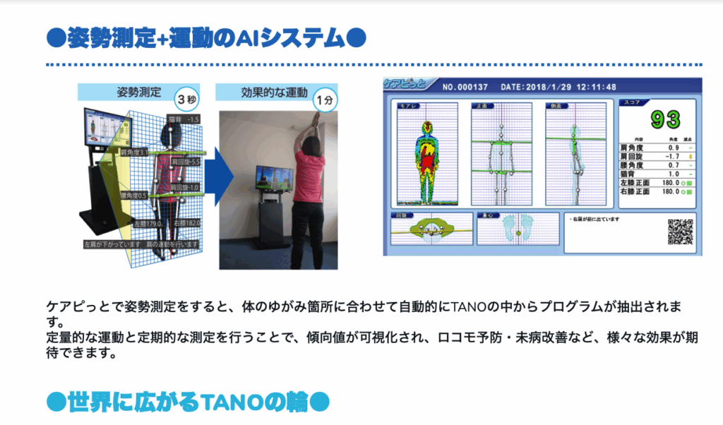 The system uses AI to capture physical data and trends to prevent frailty